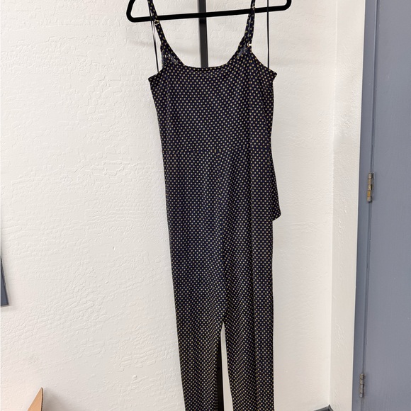 NWT MICHAEL KORS Black/Gold print Jumpsuit - Picture 8 of 10